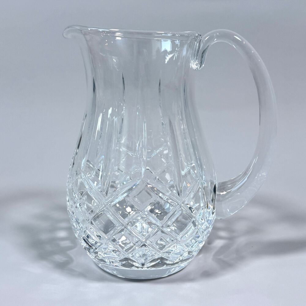 8.5" Waterford LISMORE Pitcher 48 ounces Clear Crystal Glass